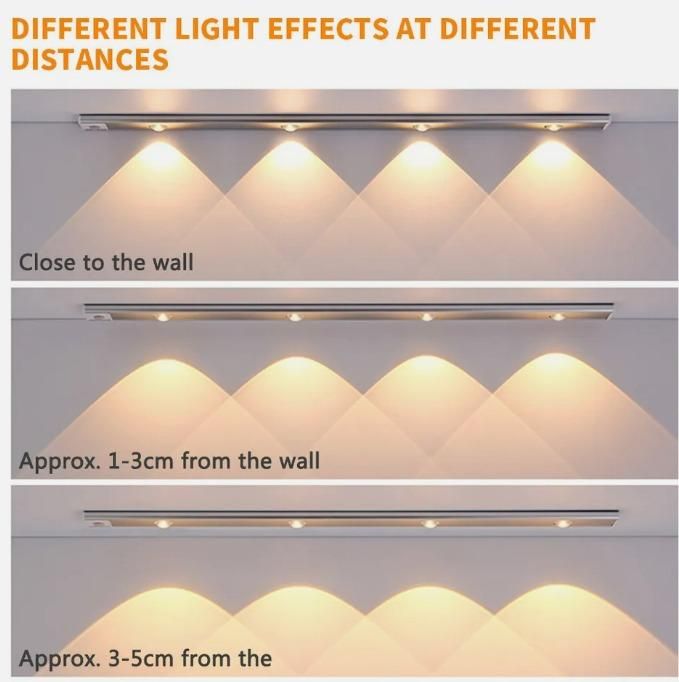 LED PIR Motion Sensor Cabinet Light (USB Rechargable) – Smart, Stylish & Energy Efficient!