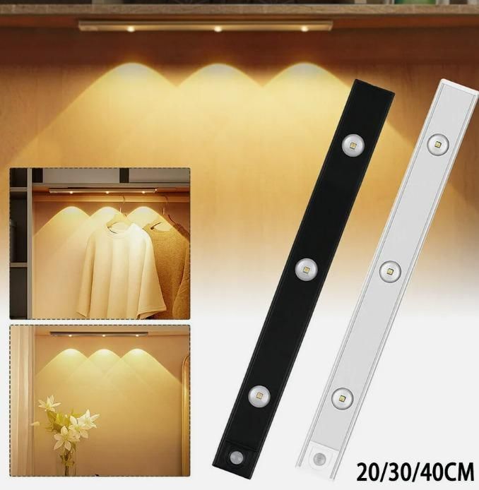 LED PIR Motion Sensor Cabinet Light (USB Rechargable) – Smart, Stylish & Energy Efficient!