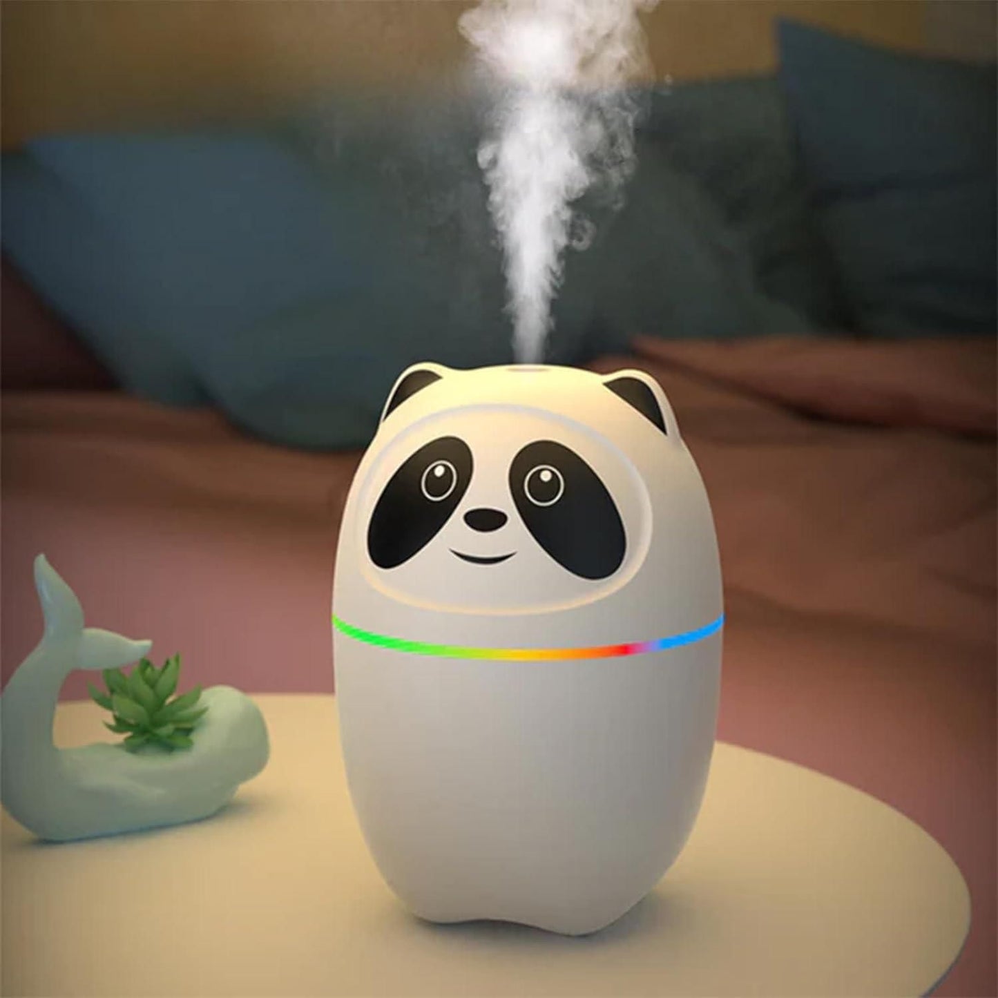 Mini Cute Panda Cool Mist Humidifier – Add Comfort & Charm to Your Space!